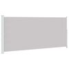 vidaXL Patio Retractable Side Awning 220x514 cm Grey