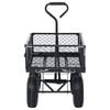 vidaXL Garden Hand Trolley Black 250 kg