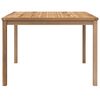 vidaXL Garden Dining Table 110x110x77 cm Solid Teak Wood