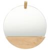 vidaXL Wall Mirror Solid Pinewood 35 cm