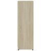 vidaXL Bathroom Cabinet Sonoma Oak 30x30x95 cm Engineered Wood