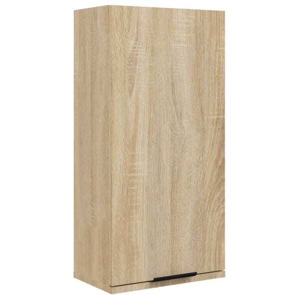 vidaXL Wall-mounted Bathroom Cabinet Sonoma Oak 32x20x67 cm