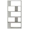 vidaXL Book Cabinet/Room Divider Concrete Grey 80x24x159 cm Engineered Wood