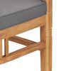 vidaXL 5 Piece Garden Dining Set with Cushions Solid Teak Wood