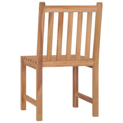 vidaXL Garden Chairs 8 pcs with Cushions Solid Teak Wood