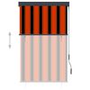 vidaXL Outdoor Roller Blind 100x250 cm Orange and Brown