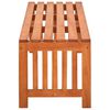 vidaXL Garden Bench 130 cm Solid Eucalyptus Wood
