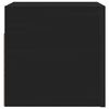 vidaXL Wall Mounted TV Cabinets 4 pcs Black 30.5x30x30 cm