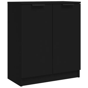 vidaXL Sideboard | Black | Engineered wood | Medium | Sideboard | Rectangular