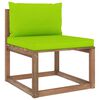 vidaXL 6 Piece Garden Pallet Lounge Set with Cushions Impregnated Pinewood