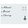 vidaXL Wall Mounted Magnetic Whiteboard Glass 80x60 cm