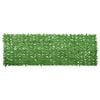 vidaXL Balcony Screen with Green Leaves 300x100 cm