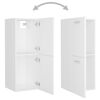 vidaXL Bathroom Cabinet White 30x30x80 cm Engineered Wood
