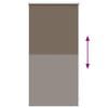 vidaXL Roller Blind Blackout 40 x 100 cm Coffee