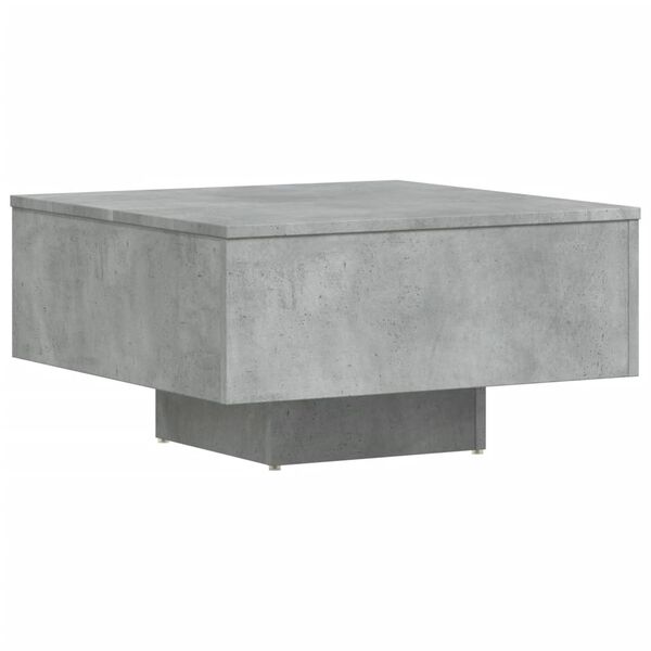 vidaXL Coffee Table Concrete Grey 60x60x31.5 cm Engineered Wood