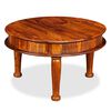 vidaXL Coffee Table Solid Acacia Wood 70x70x40 cm