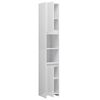 vidaXL 3 Piece Bathroom Furniture Set High Gloss White Engineered Wood