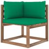 vidaXL 6 Piece Garden Pallet Lounge Set with Cushions Impregnated Pinewood