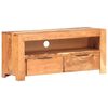 vidaXL TV Cabinet 90x30x40 cm Solid Acacia Wood