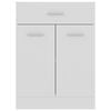 vidaXL Drawer Bottom Cabinet White 60x46x81.5 cm Engineered Wood