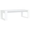 vidaXL Coffee Table White 110x50x35 cm Engineered Wood