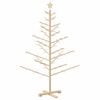 vidaXL Wooden Christmas Tree KOTKA 150 cm Bamboo and Solid Pine Wood