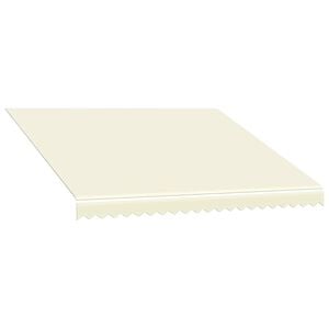 vidaXL Awning Top Sunshade Canvas Cream 300x250 cm