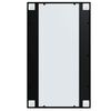 vidaXL Wall Mirrors 4 pcs Black 100x60 cm Metal