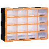 vidaXL Multi-drawer Organiser with 16 Middle Drawers 52x16x37 cm
