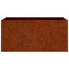 vidaXL Planter 62x40x39 cm Corten Steel