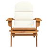 vidaXL Adirondack Garden Chair with Cushions Solid Wood Acacia