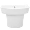 vidaXL Basin White 50 x 45 x 41 cm Glazed Ceramic
