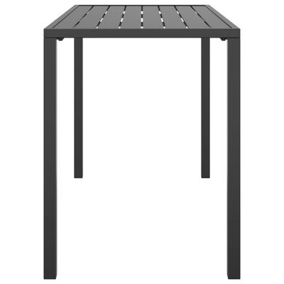 vidaXL Garden Dining Table Anthracite 110x54x70 cm Steel
