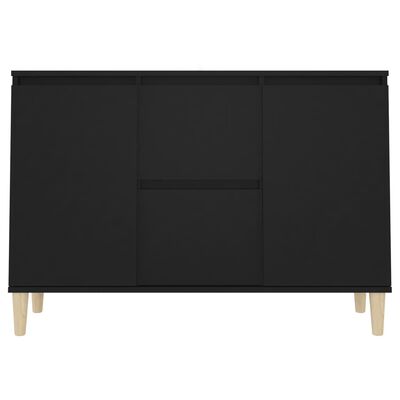 vidaXL Sideboard Black 101x35x70 cm Engineered Wood