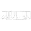 vidaXL Outdoor Dog Kennel Silver 6x6x2 m Galvanised Steel