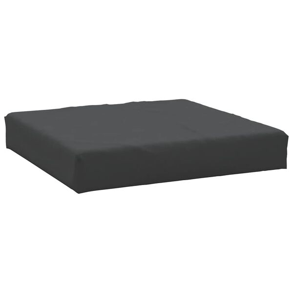 vidaXL Pallet Cushion Black 60x60x6 cm Oxford Fabric