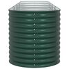 vidaXL Raised Bed Green 400 x 80 x 81 cm Steel