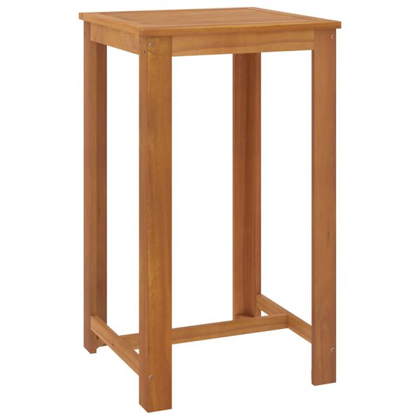 vidaXL 5 Piece Garden Bar Set with Cushions Black