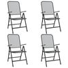vidaXL 5 Piece Garden Dining Set Expanded Metal Mesh Anthracite
