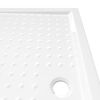vidaXL Shower Base Tray with Dots White 80x120x4 cm ABS