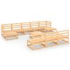 vidaXL 11 Piece Garden Lounge Set Solid Wood Pine