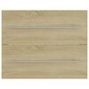 vidaXL Sink Cabinet Sonoma Oak 60x38.5x48 cm Engineered Wood