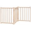 vidaXL Dog Gate Foldable 3 Panels 150 cm Solid Wood Fir
