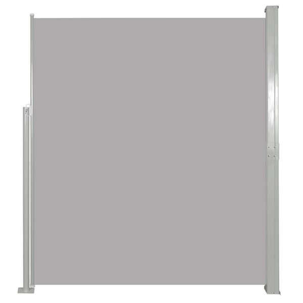 vidaXL Retractable Side Awning 140 x 300 cm Grey
