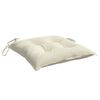 vidaXL Chair Cushions 6 pcs Cream White 40x40x7 cm Oxford Fabric
