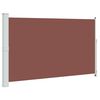 vidaXL Patio Retractable Side Awning 180x314 cm Brown