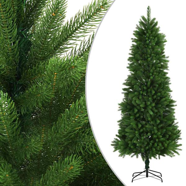 vidaXL Artificial Christmas Tree Lifelike Needles 240 cm Green