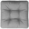 vidaXL Pallet Cushion Grey Fabric