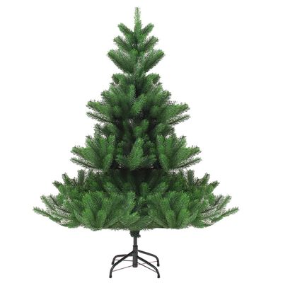 vidaXL Nordmann Fir Artificial Christmas Tree LED&Ball Set Green 210cm