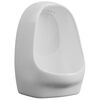 vidaXL Wall Hung Urinal with Flush Valve Ceramic White